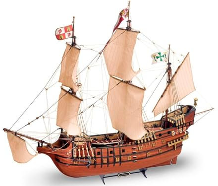 Artesanía Latina - Holzmodellschiff – spanische Galeone, San Francisco - Modell 22452N, Maßtab 1:90 - Modelle zu Bauen - mittleres Niveau