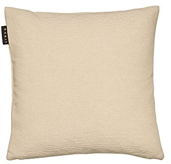 LINUM Pepper Premium Kissenhülle 40x40 cm, 100% Baumwolle, Maschinenwaschbar, Cremebeige