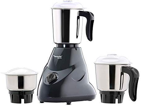 Butterfly Hero 500 Watt Mixer Grinder with 3 Jars (Indian Plug)
