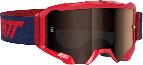 Leatt Motocross Brille Velocity 4.5 Iriz Anti Fog, Rot Blau, 2030