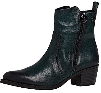 MARCO TOZZI Damen by Guido Maria Kretschmer Leder 2-2-85301-25 Stiefelette, Green Antic, 38 EU