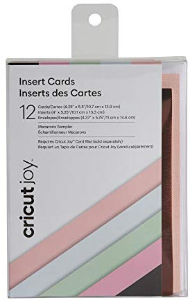 Cricut Unbekannt 2007258 Karten-Bastelsets, for Cricut Joy, Macarons