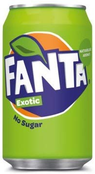 1 x 24 Fanta Zero Exotic (24 x 0,33 L lattine) con FiveStar penna gratuita