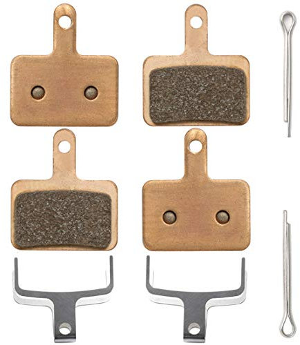 Icreopro 2 Paar Bremsbeläge für Shimano B01S,Scheibenbremsbeläge bremsbelag für Tektro/TRP,(Multimetallisch, Halbmetall, Metall,Gesintert)