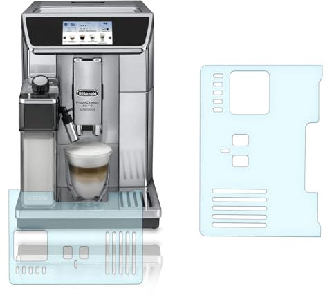 Abtropfblech Kratzschutz Folie geeignet für DeLonghi PrimaDonna ECAM 656.85 MS & 656 75.MS - 650.85-650.75 - 650.55 SET