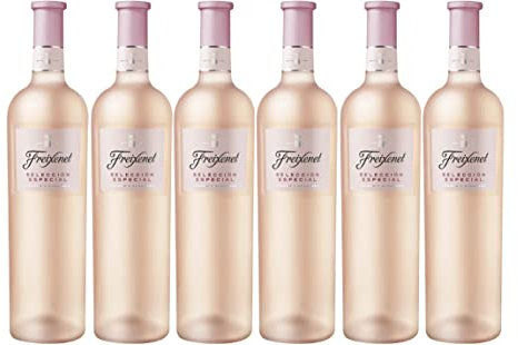 Freixenet vino Rosado Selección Especial - Botella de 750ml, Pack de 6
