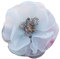 KABELIFE Blume Brosche Ansteckblume Blume Haarklammer Haarclip Haarspange Haarblume Haarblüte Haarschmuck für Hochzeit Party Dekoration (Hellblau)