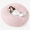 Lounge Pug, 'Mega-Mammoth' Sofa Sitzsack XXL, Schlafsofa, Cord Rosa