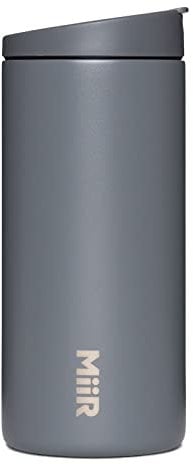 MiiR Flip Traveler 12oz - Double-Wall Vacuum Insulated with Leakproof Flip Lid, BPA-Free Stainless Steel Construction, Insulated Tumbler for Hot or Cold Drinks