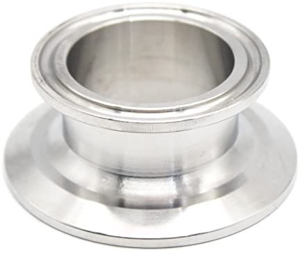 QiiMii Sanitary Concentric Reducer 2x1.5 Tri Clamp Clover Stainless Steel 304 Sanitary Fitting End Cap Reducer