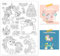 GLOBLELAND Silikonstempel Einhorn Klare Stempel Einhorn Transparente Stempel Kuchen Clear Stamps für Kartenherstellung und DIY Scrapbooking Dekor