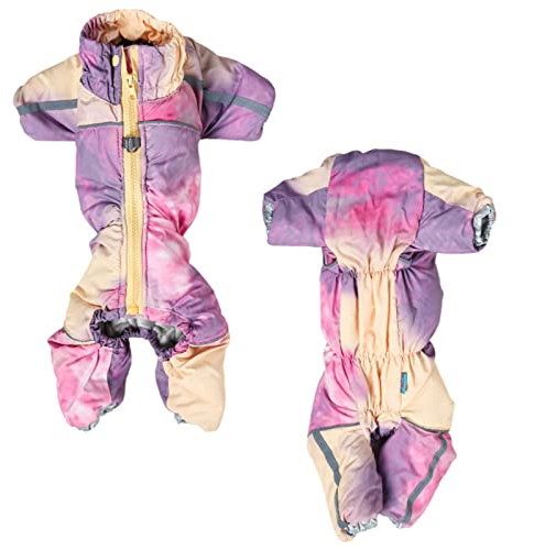 GZGLZDQ Hundemantel, Hund Fleece Onesie Pullover mit Beinen, Hundekleidung Rüde/Hündin vollständig bedeckt Bauch Jacken geeignet für Welpen kleine mittlere große Hunde (Farbe : A, Größe : #18)