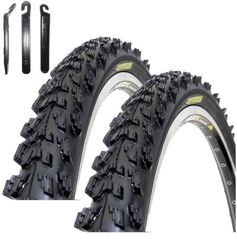 2 x Kenda 20 MTB K-829 Fahrradreifen in Schwarz 50-406 (20 x 2,00) inkl. maxxi4you Reifenheber