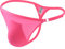 Faringoto Marchio G-stringhe Biancheria da uomo Mutandine Solid Ice Silk Thongs, rosa, Taglia unica
