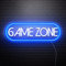 SOLIDEE Game Zone Insegna Luminosa LED Dimmerabile Gaming Scritte Neon Sign Alimentata da USB Luce al neon lampada gaming Decorazione per Camera da Letto Sala Giochi Bar Feste Regalo per Bambini