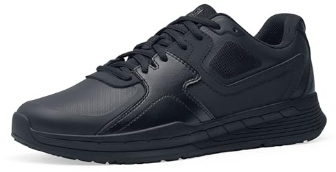 Shoes for Crews Unisex Slip-Resistant Work Sneakers – Comfortable, Soft Leather, Splash Protection, OB E SRC – Ideal for Gastronomy Restaurant Catering Kitchen, Chef-Footwear, Waiter – Condor II