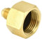 Adaptateur de Réservoir de Réfrigérant en Laiton R134A, Adaptateur de Raccord R32 W21 vers 1/4SAE Adaptateur de Réfrigérant de Climatisation Adaptateur de Pompe à Vide Accessoire de Climatisation, par