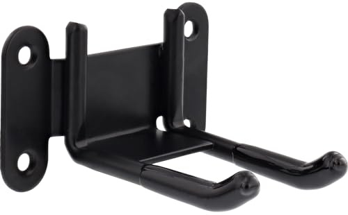 WAGNER - hooks4tools - Wandhaken DOUBLE - 70 x 80 x 45 mm, Stahl beschichtet schwarz, für Geräte, Kleidung etc. - 15209201