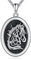YAFEINI Keltisches Pferd Kette für Herren 925 Sterling Silber Wikinger Nordischer Pferd Anhänger Halskette Schmuck Geschenk
