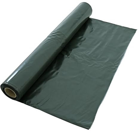 ESTEXO Silofolie Abdeckplane Baufolie 2x25 m Folie Abdeckfolie 120-150 my Grün/Weiß