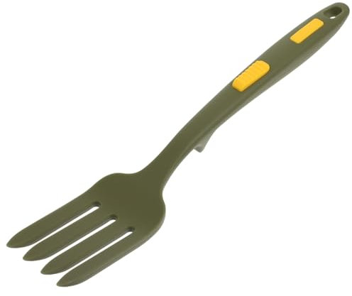 Zerodeko Forchetta Da Cena Con Impugnatura Ergonomica Per Posate Da Insalata Set Di Forchette in Silicone Multifunzione E Portatile Per La Cucina