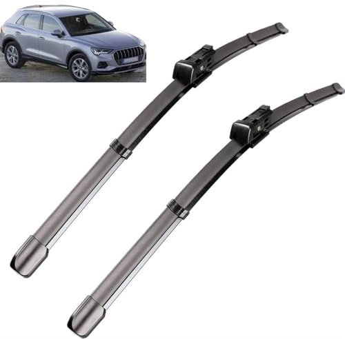 OHTWM Auto Scheibenwischer Ersatzblätter Für Audi Q3 MK2 2018–2023, Ersatzgummi, Wischergummi