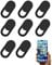 Webcam Cover Slide Laptop Camera Cover Slide Compatible with iPhone iPad MacBook Pro Laptop PC iMac Cell Phone Ultra-Thin 0.027in Camera Blocker Slider Protect Your Privacy Security 8Pack