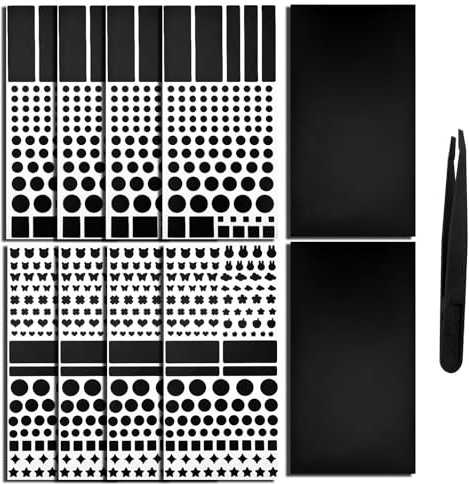 10 Blätter/934 Aufkleber LED Licht Dimmer Folie, Abdeckung Aufkleber | Abdunklungsfolie Selbstklebend 80%~100% Lichtdimmer Aufkleber Elektronikgeräte LED Abdeckung Verdunkelungsaufkleber für Route