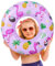 MoKo Schwimmring, Aufblasbar Schwimmreifen Pool Float Swimming Pool Spielzeug Float Zubehör Schwimmring für Kinder, Party Dekoration, Pool, Sommer, Foto Objekte, 65 cm, Rosa Flamingo