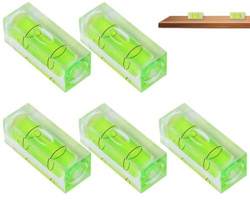 5 Stücke 15 × 15 × 40 Mm Platz Mini Wasserwaage,Libelle Wasserwaage,Kleine Wasserwaage,Wasserwaage Mini,Balance Bubble Small Level,Wasserwaage Libelle Für Camping,Stationäre Bilder Verwendet Werden