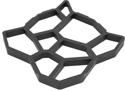 2 stampi per pavimentazione fai da te, 50 x 50 cm, stencil per pavimentazione, riutilizzabili, per pavimenti, per giardino, sentieri, persone