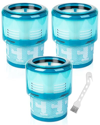 Pack of 3 Washable HEPA Filter for Dyson Gen 5 Detect Absolute Battery Vacuum Cleaner & G5 Detect Handheld Vacuum Cleaner, High-Quality Replacement Parts Accessories Suitable for Model 972352-01