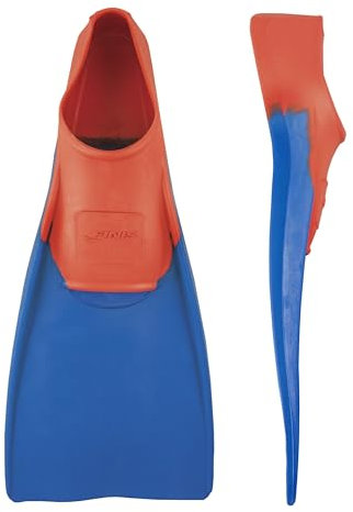 FINIS Training Fins Long Floating, Rot/Blau, Medium (37-39), 1.05.037.05