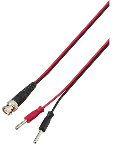Voltcraft BNC-Messleitung 0.80 m Schwarz, Rot