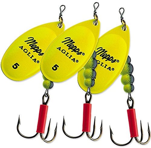 Mepps Aglia Fluo Spinner Gr 5 3er Pack