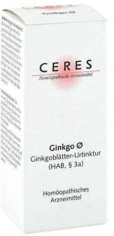 CERES Ginkgo Urtinktur 20 ml