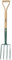 Wilkinson Sword 1111203W 95 cm Carbon Steel Border Fork - Black