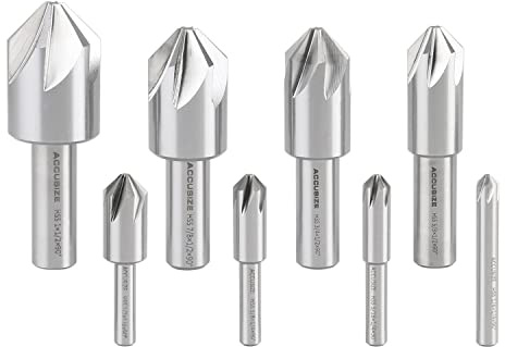 Accusize Industrial Tools HSS Countersink Set, 90°, 0206-2016