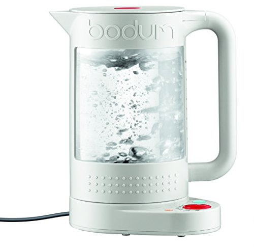 Bodum - 11659-913EURO - Bistro - Bouilloire Electrique Double Paroi à Température Réglable - 1.1 L,Blanc