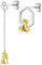 Suplight Damen Asymmetrie Ohrringe 925 Sterlingsilber Biene Design Ohrhänger platiniert Mädchen Schmuck Accessoire für Valentinstag Geburtstag Muttertag