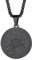 FaithHeart Edelstahl schwarze Halskette mit Anhänger Engel Herren Schmuck männliche Halskette mit Geschenkebox