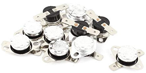 New Lon0167 10 Unidades Destacados AC 250V 10A eficacia confiable 85 Grados NC Termostato Interruptor de Control de Temperatura(id:d10 20 b4 17b)