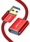 JSAUX USB 3.0 Extension Cable 3M, High Speed 5Gbps Data Transfer USB A Male to A Female USB Extension Cable Gold Plated Compatible with Printer, Scanner, Camera, Card Reader, USB Disk, Keyboard - Red