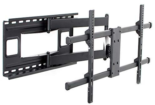 VIVO Extra Long 37 to 80 inch TV Wall Mount for LCD LED Flat and Curved Screens, Long Extended Arm Swivel Mount, Max VESA 800x400mmm, Black, MOUNT-VW080L