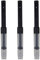 Tooloflife Fountain Pen Ink Converter, 3 Pcs, Black, 0.34cm/0.26cm Caliber