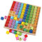 Heatigo 1x1 Zahlen Lernen für Grundschüler, Holzrechenbrett , Mathe Spielzeug, Bunte Holzspielzeug Würfe, Rechenbrett Rechnen, Mathematik Spiele, Kinder Lernspielzeug Geschenk