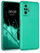 kwmobile Case kompatibel mit Xiaomi Redmi Note 10 Pro Hülle - Schutzhülle aus Silikon metallisch schimmernd - Handyhülle Metallic Türkis