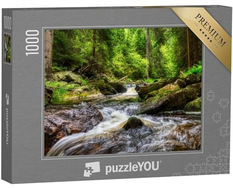 puzzleYOU: Puzzle 1000 Teile „Fluss im Erzgebirge“ – aus der Puzzle-Kollektion Erzgebirge