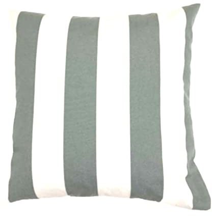 KETTtex EXKLUSIV Cocktailkissen 40x40cm, gellgrau gestreift