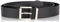 GANT Unisex Logo Leather Belt Gürtel, Black, 95cm
